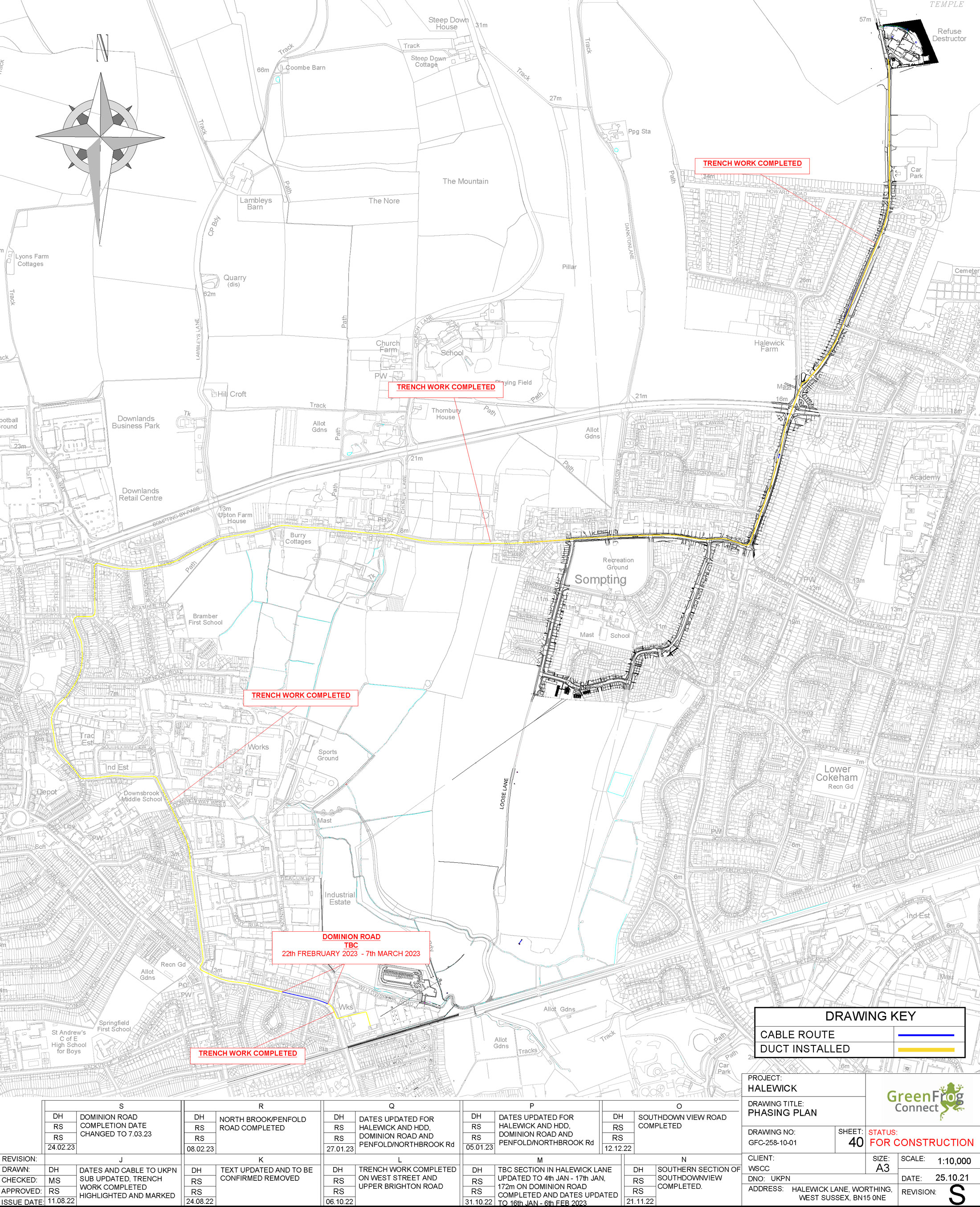 Halewick plan Rev S